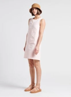 Soeur MITSOUKO - Robe Courte Trapèze En Coton Mélangé | Rose -Soeur 4186101