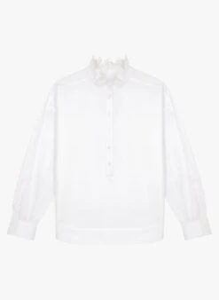 Soeur LOUISE - Top Col Montant En Coton | Blanc -Soeur 4210358