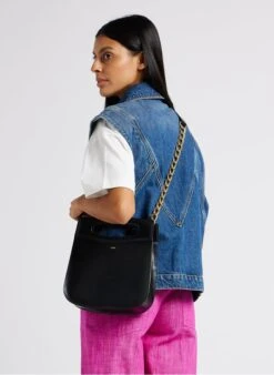 Soeur CHERI - Sac Bandoulière En Cuir De Vachette | Noir -Soeur 4220854