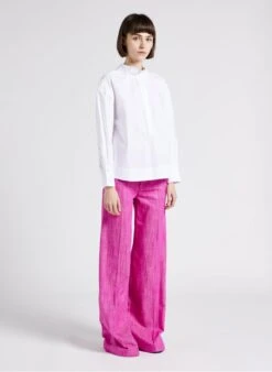 Soeur POEME - Blouse Col Montant En Coton | Blanc -Soeur 4244818