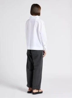Soeur THABOR - Pantalon Large En Coton Lavé | Gris -Soeur 4244835