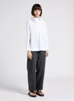 Soeur THABOR - Pantalon Large En Coton Lavé | Gris -Soeur 4244836