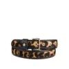 Ceinture Cuir LA TURENNE LEOPARD