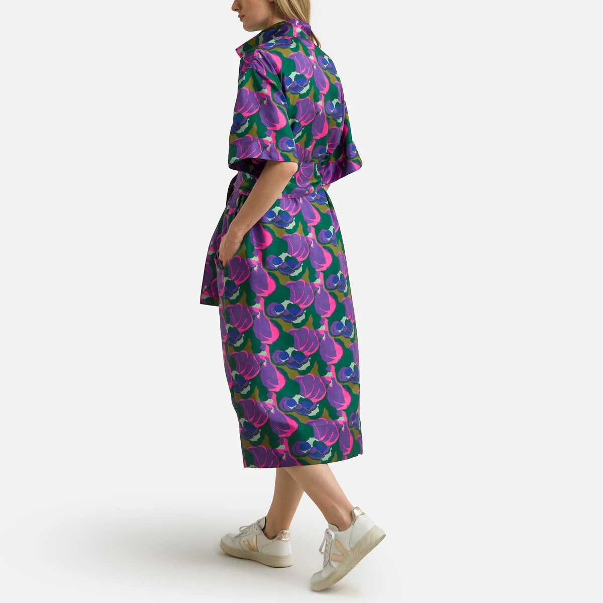 Soeur Robe Mi-longue Imprimée En Soie WITTY 4 Soeur Robe Mi-longue Imprimée En Soie WITTY – Image 4