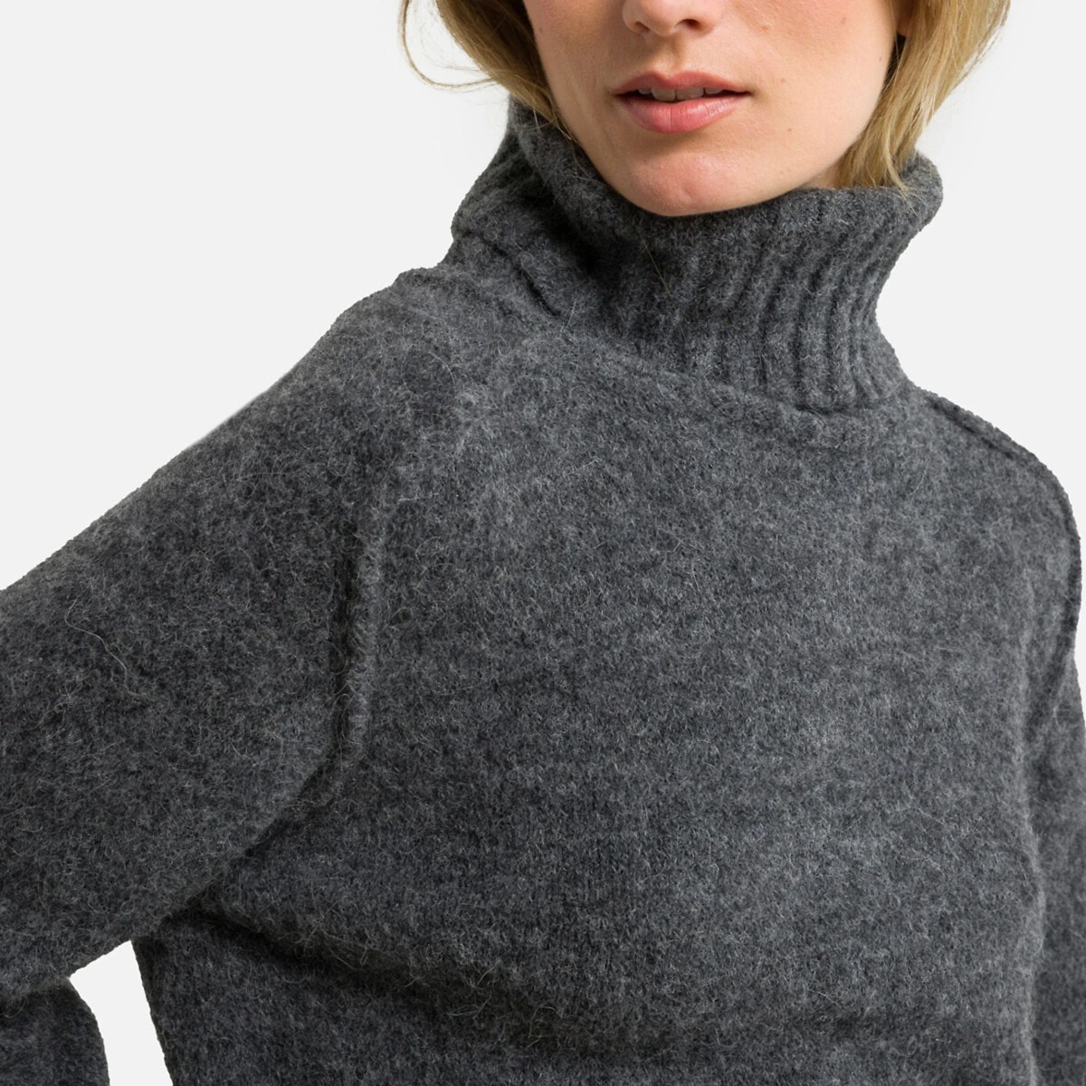 Soeur Pull Col Roulé En Grosse Maille WINDY 3 Soeur Pull Col Roulé En Grosse Maille WINDY – Image 3