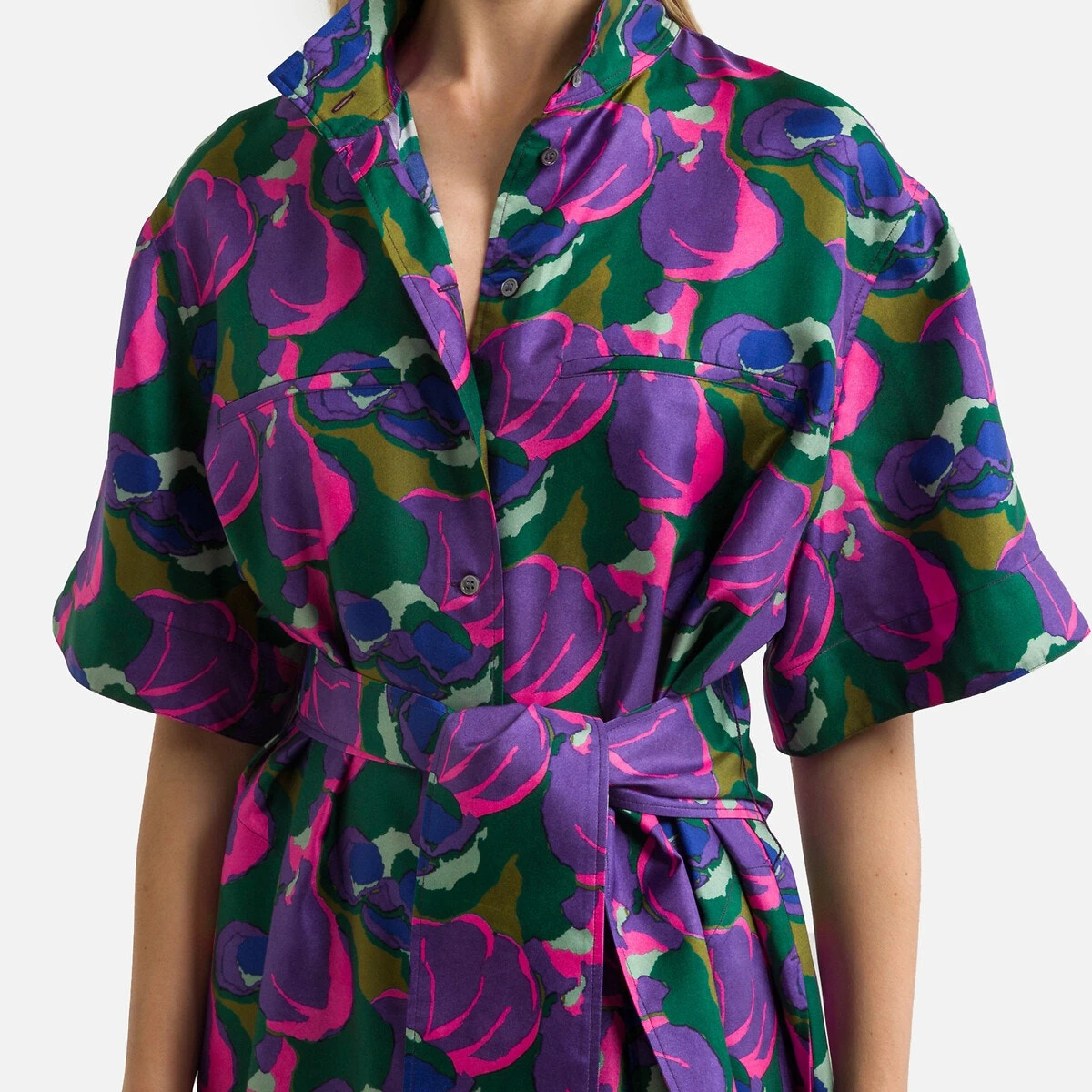 Soeur Robe Mi-longue Imprimée En Soie WITTY 3 Soeur Robe Mi-longue Imprimée En Soie WITTY – Image 3