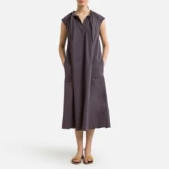 Soeur Robe Droite Longue, Manches Courtes TAMARIS