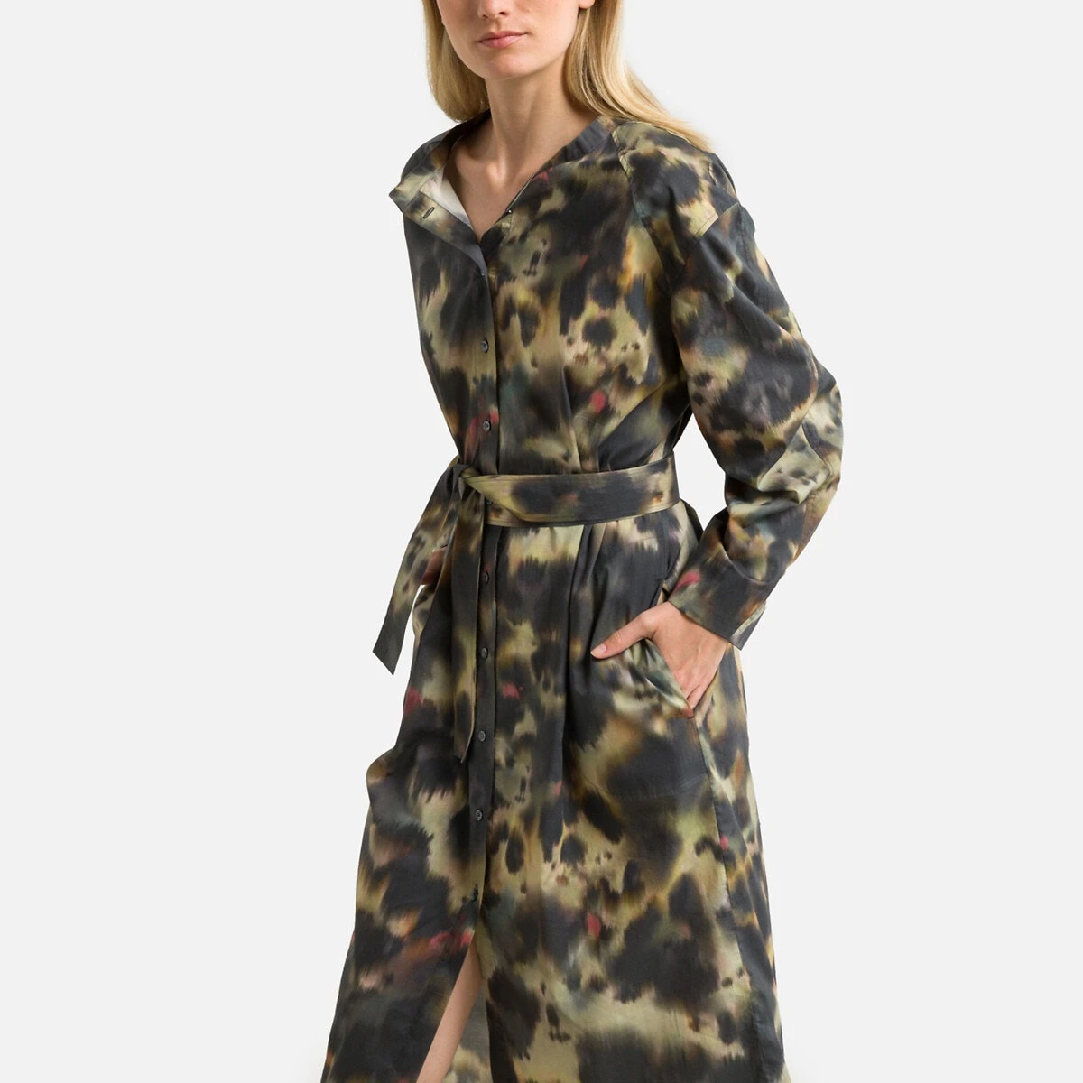 Soeur Robe Imprimée, Manches Longues VEENA 1 Soeur Robe Imprimée, Manches Longues VEENA