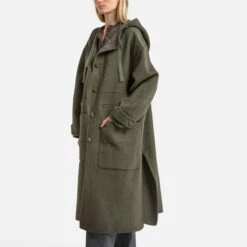 Soeur Manteau Long Capuche Boutonnée RAOUL